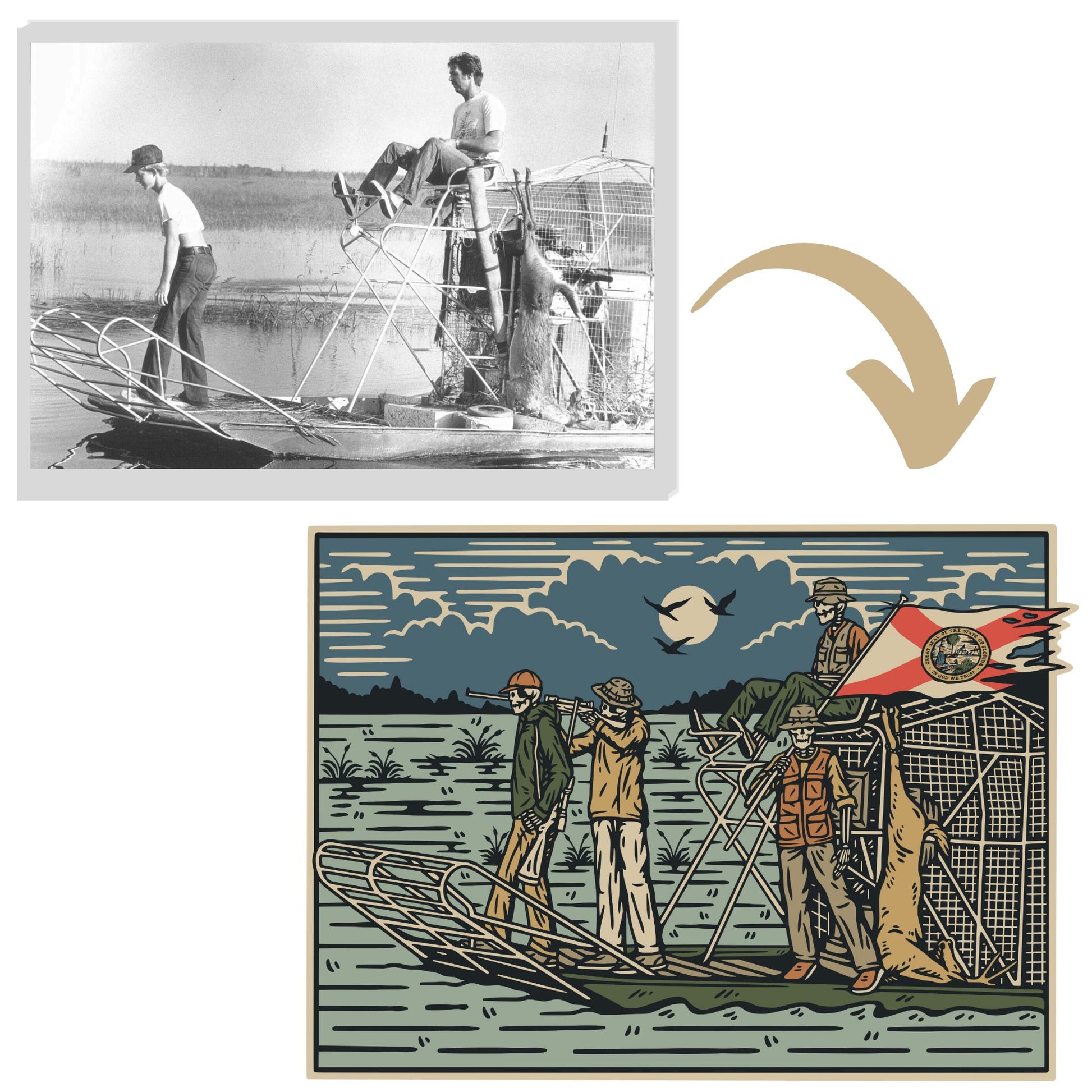 Youth & Toddler | Dyin' Breed Airboat Tee | Youth Comfort Short Sleeve