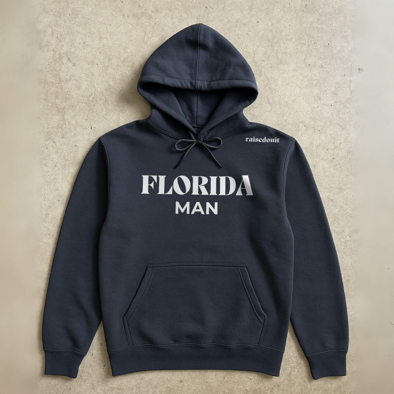 Florida Man | Navy Blue | Unisex Comfort Hoodie