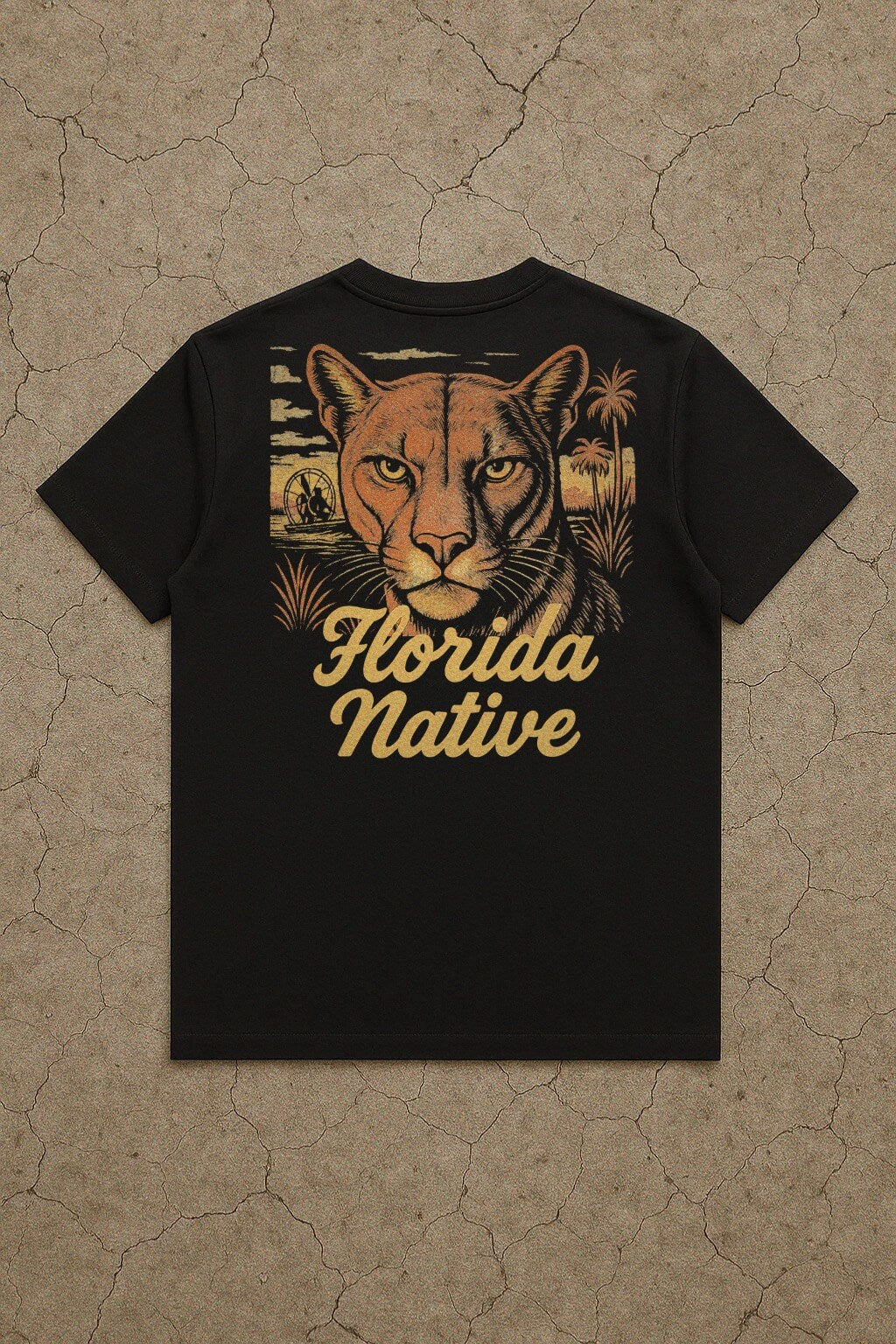 Florida Native | Panther Graphic | Heavyweight Premium Tee
