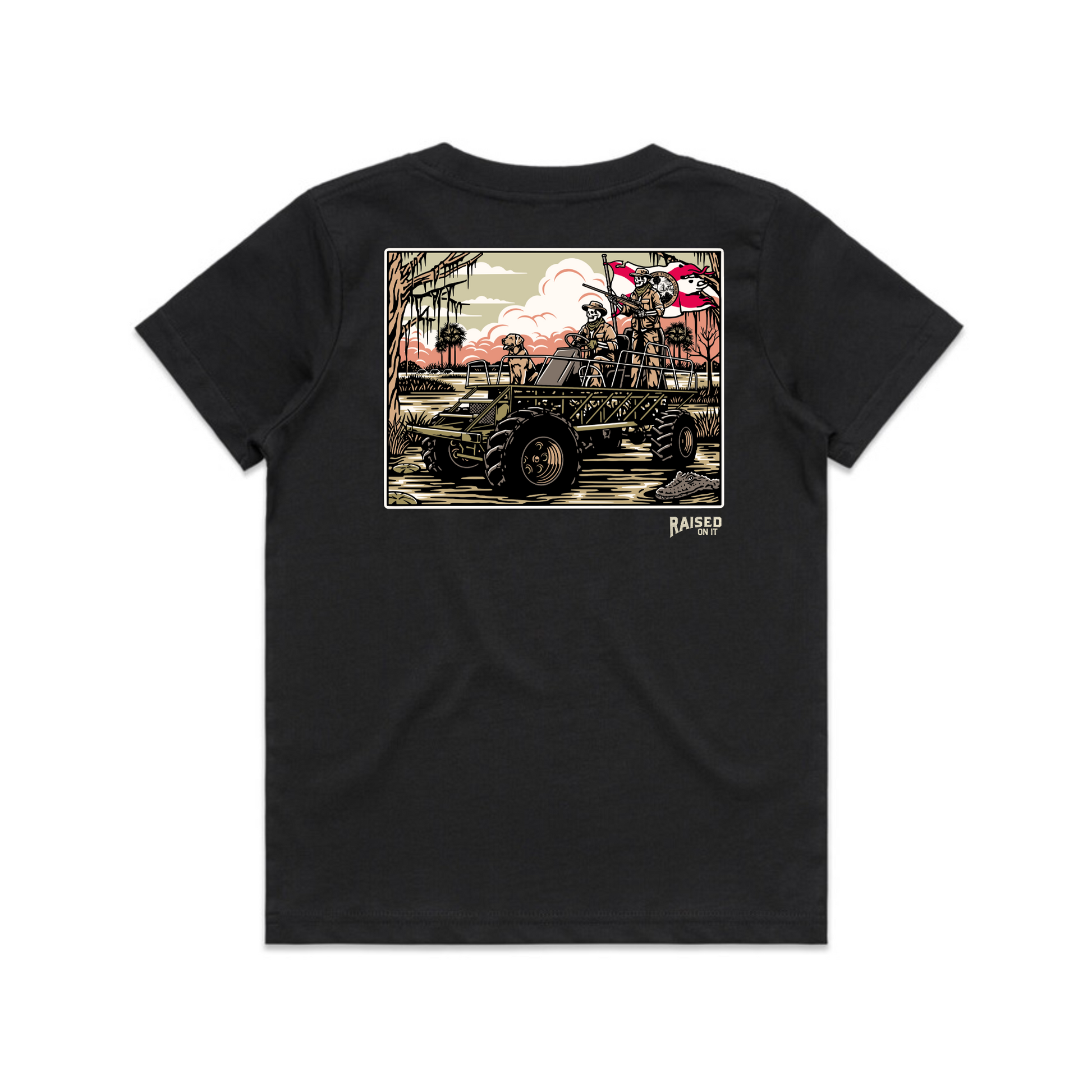 Youth & Toddler Swamp Buggy | Black | Youth Comfort Short Sleeve