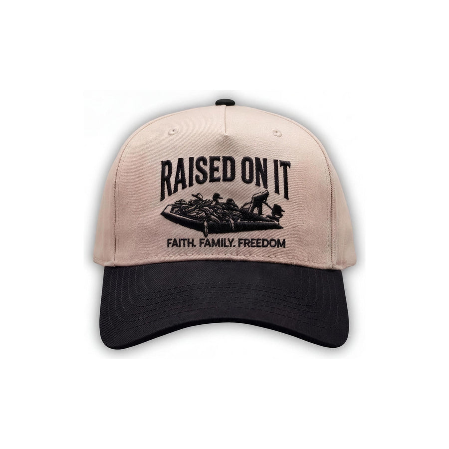 Outboard Legacy Hat — Mudboat Black | Faith. Family. Freedom.