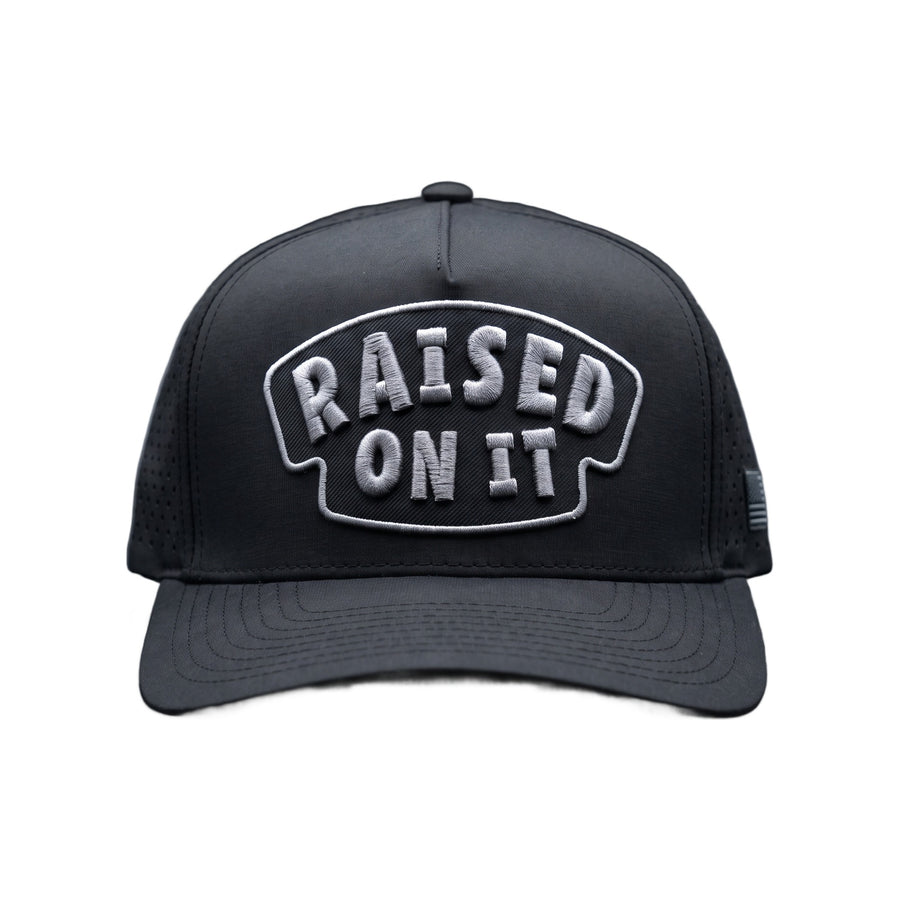 Raised On It | America 250 | Blackout Performance Hat